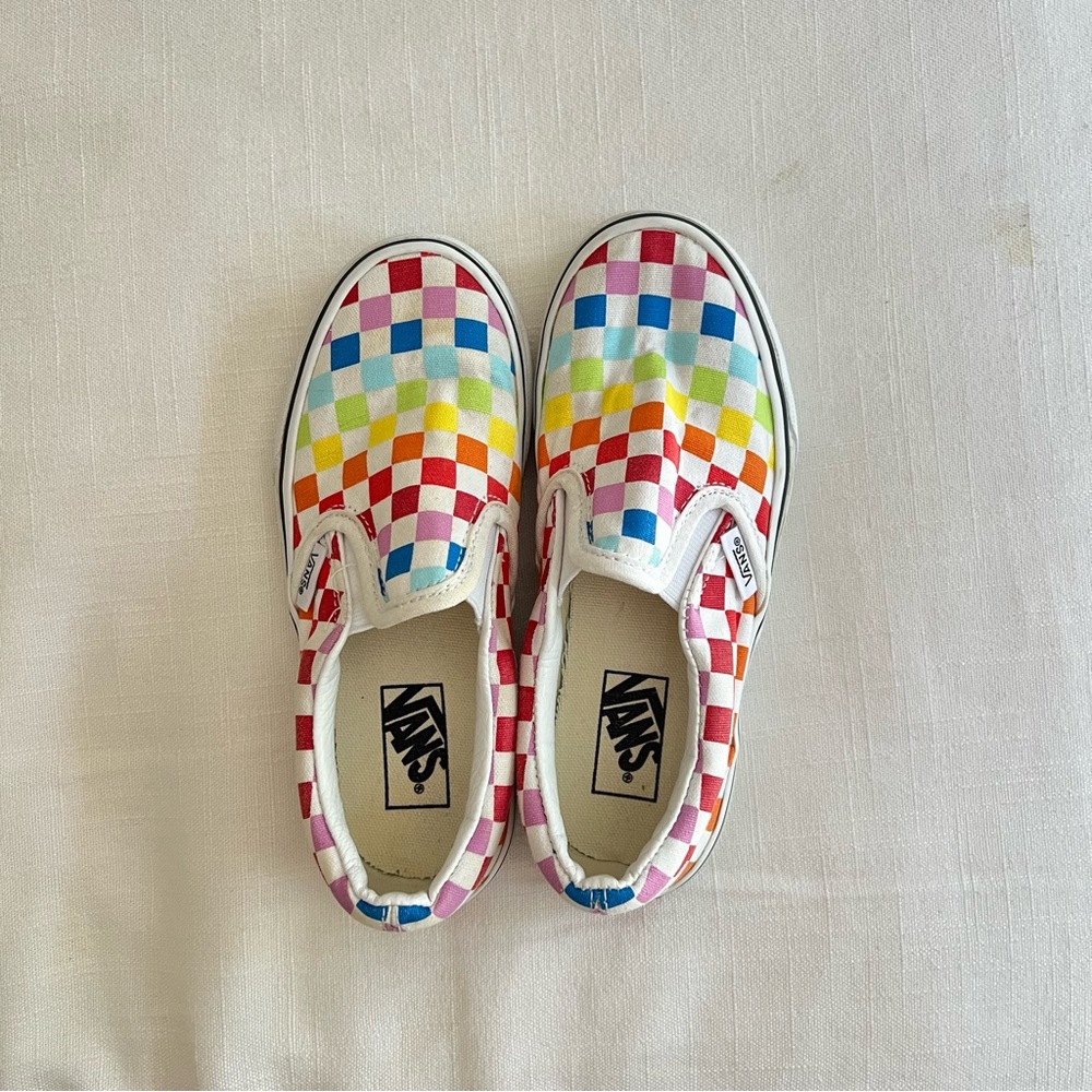 Kids Rainbow Vans